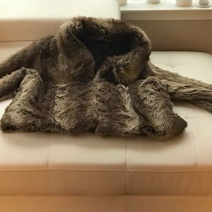 Faux fur jacket